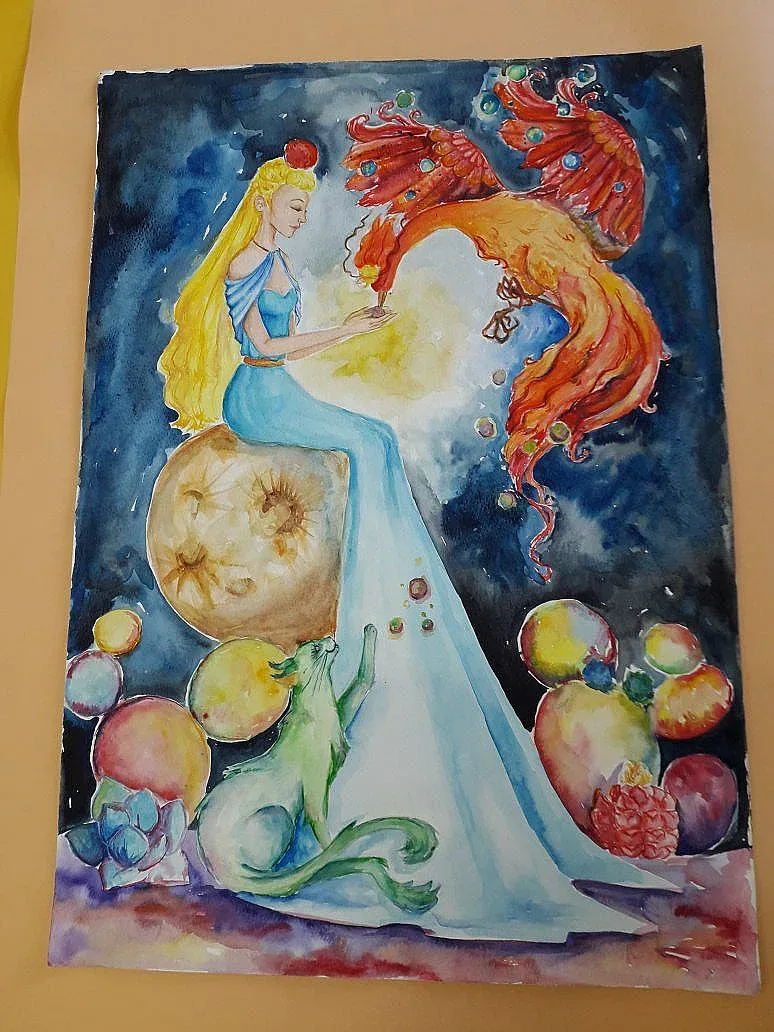 Българска рисунка донесе награда от Индия