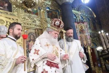 Патриархът отслужи Второ Възкресение Христово