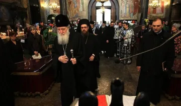 Патриархът отслужи Царски часове за Разпети петък