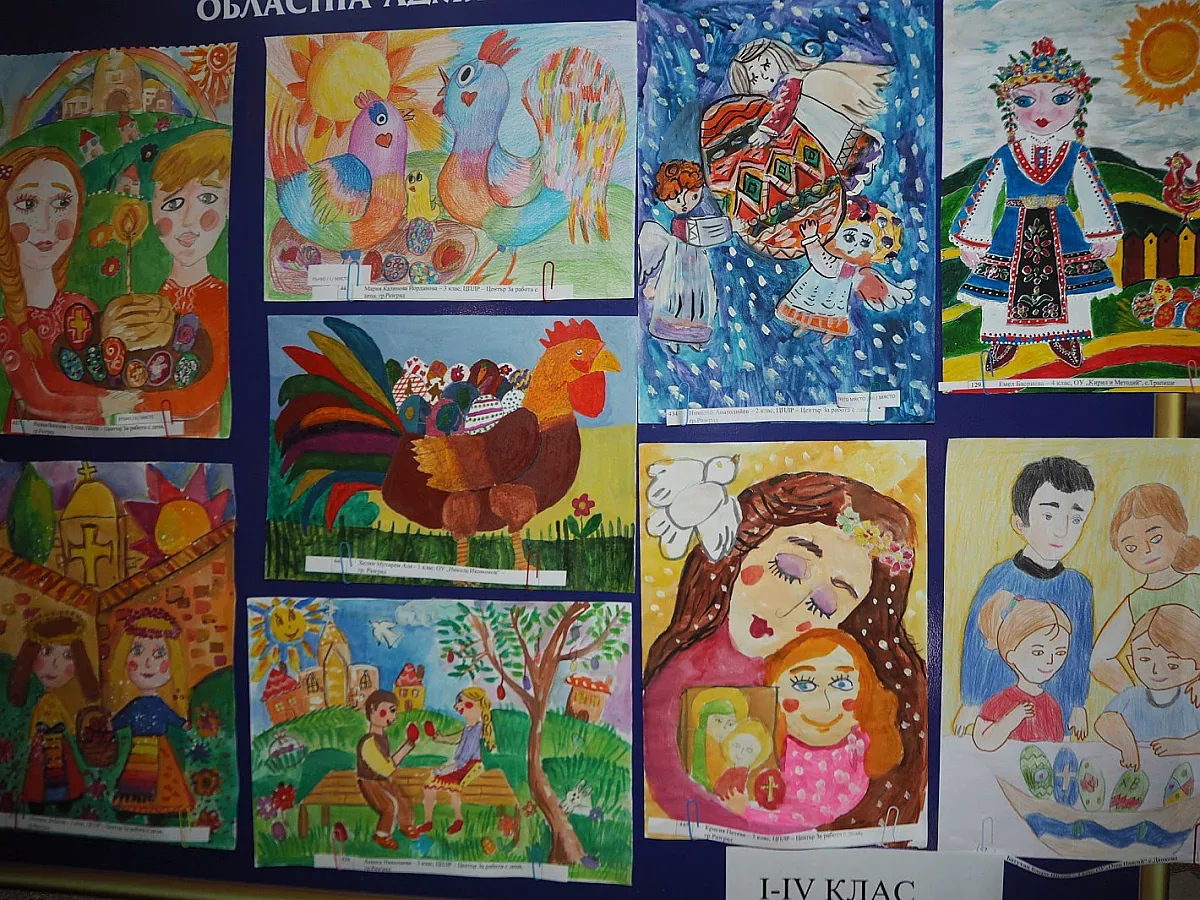 970 деца от Разград и Варна рисуваха Великден