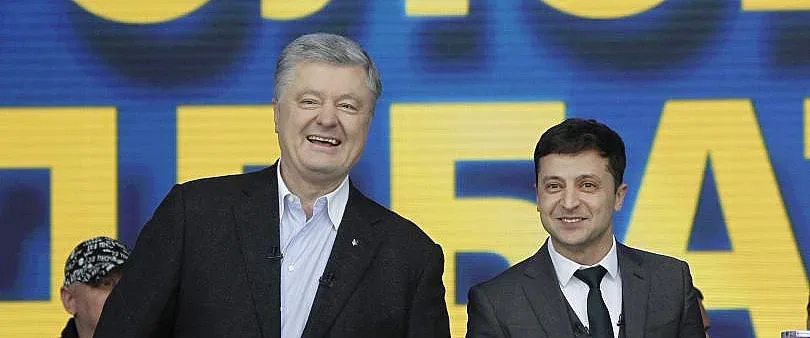 Зеленски на крачка от президент на Украйна