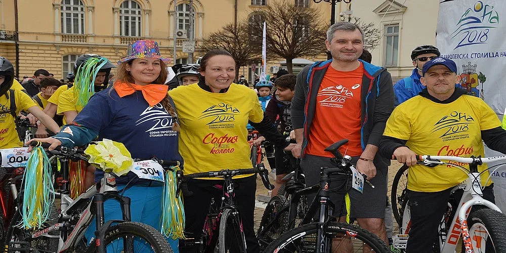 Звезди на спорта карат колела в неделя за по-чист въздух в София