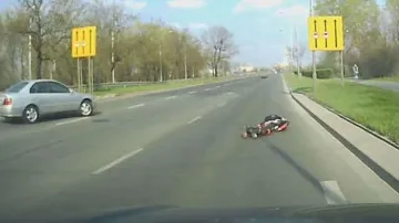 Елен преби моторист на магистралата