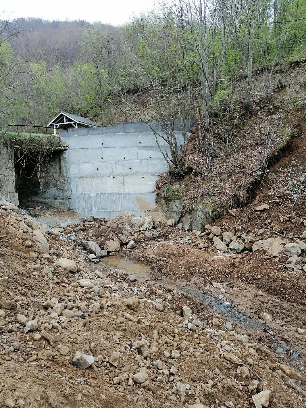 Овладяха свлачище, застрашаващо да откъсне от света село Сенце