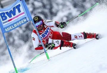 Грип тормози Хиршер преди гигангския слалом