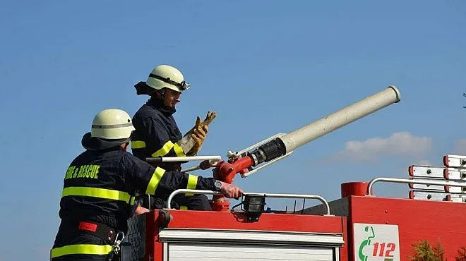 Пожар в завод в Димитровград