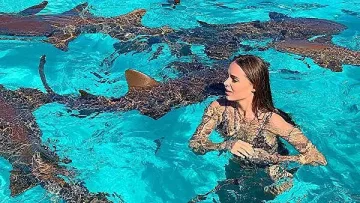 Учени тестват  костюми срещу ухапване от акула