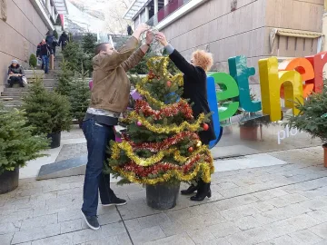 И талантите от Арт Войс Център  украсяват дърво