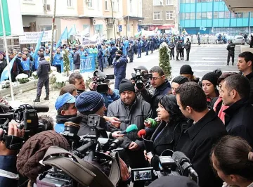 Миньори протестираха в София за въгледобивната енергетика