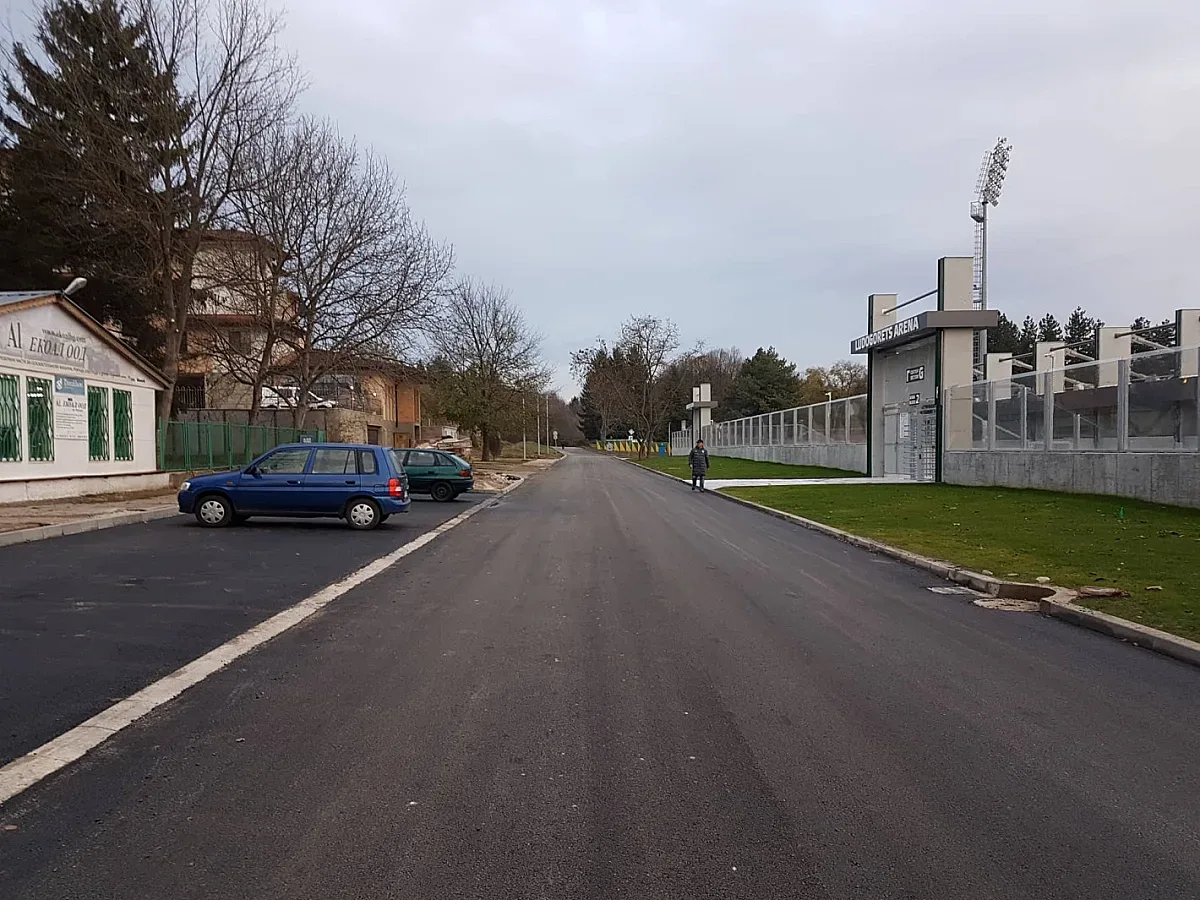 Ремонтираха улиците край стадиона в Разград