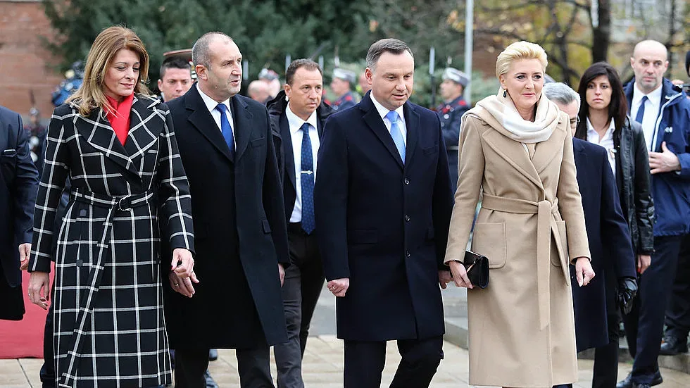 Радев посрещна полския си колега Анджей Дуда