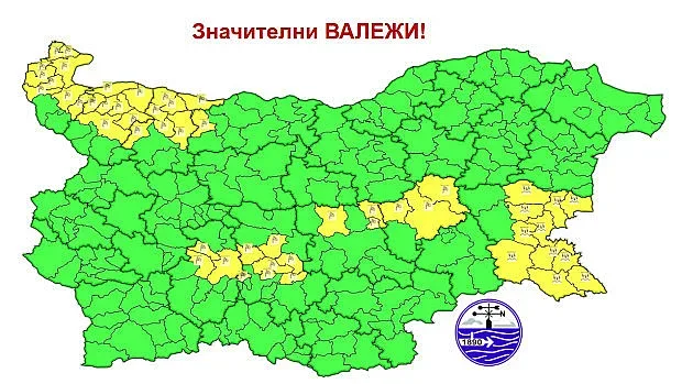 Времето се обърна. Къде ще вали сняг