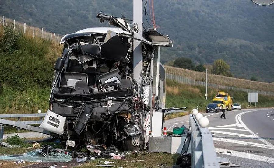 Катастрофа с германски автобус в Швейцария