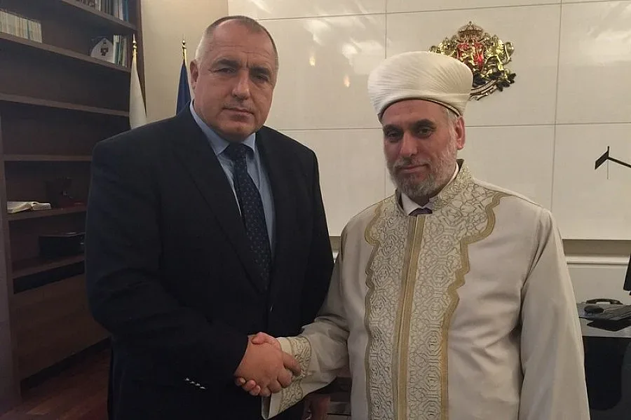 Премиерът Бойко Борисов разговаря с Главния мюфтия Мустафа Хаджи