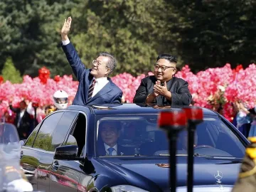 Лидерите на Северна и Южна Корея подписаха споразумение, вървят към мир