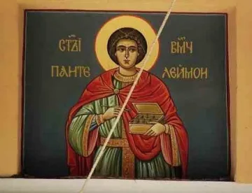 Св. Пантелеймон - лекар, получил дара на чудотворството