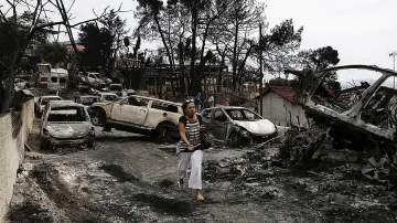 Арестуваха мъж за пожарите в Атина