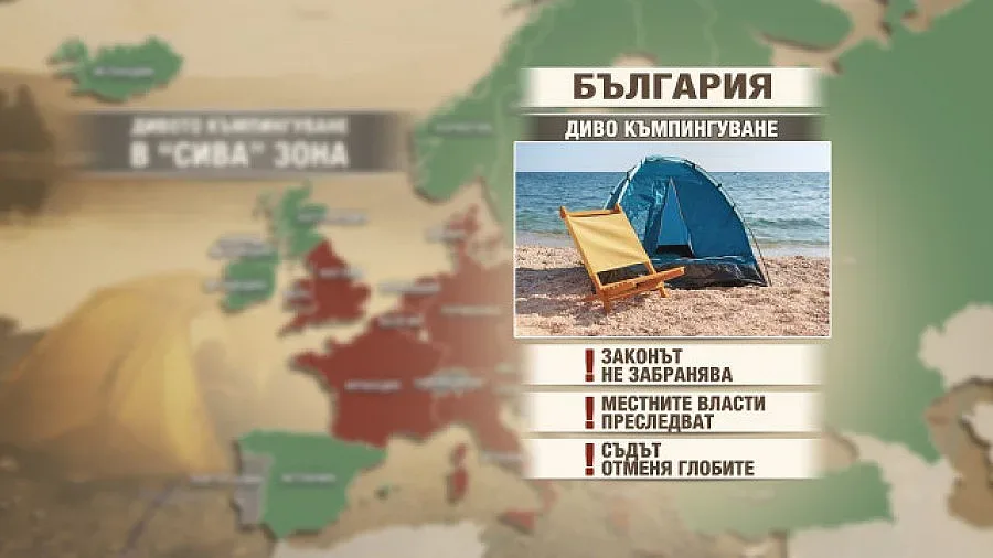 България е в „сивата зона” за диво къмпингуване