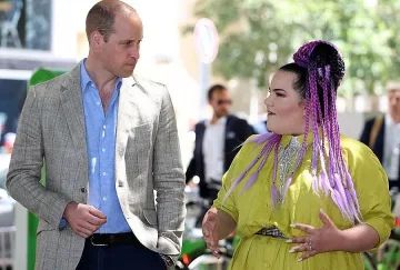 Принц Уилям се срещна с победителката на „Евровизия“ Нета Барзилай 