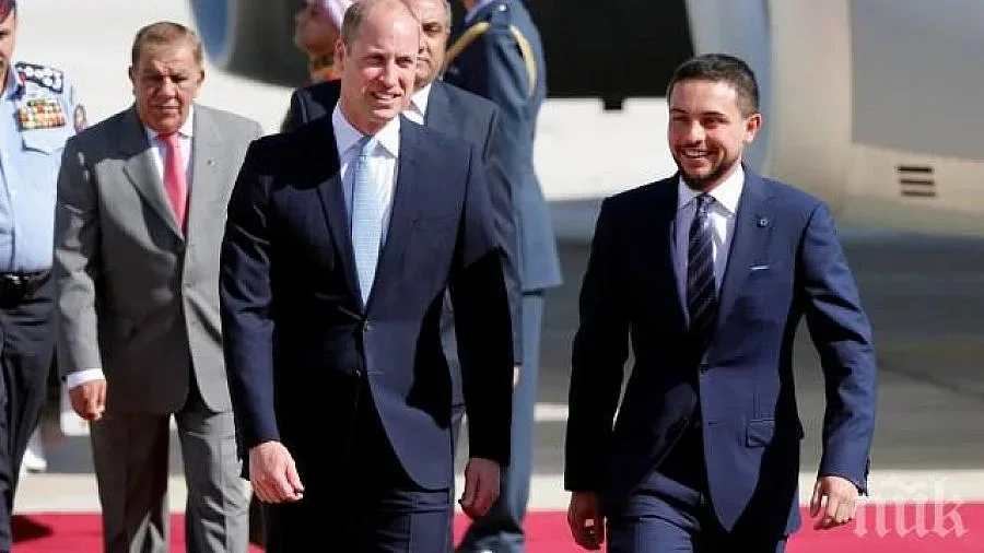 Принц Уилям пристигна в Йордания