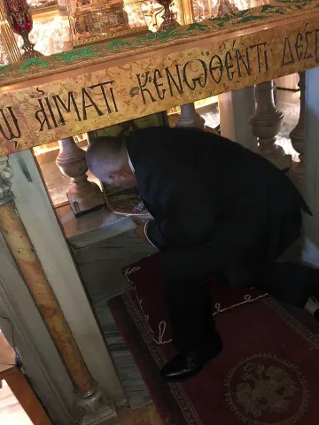 Бойко се поклони на Божи гроб и се срещна с патриарха на Ерусалим /ВИДЕО/