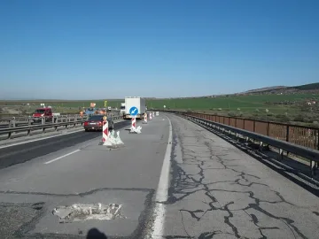 Ремонтират магистрала "Хемус" край Варна
