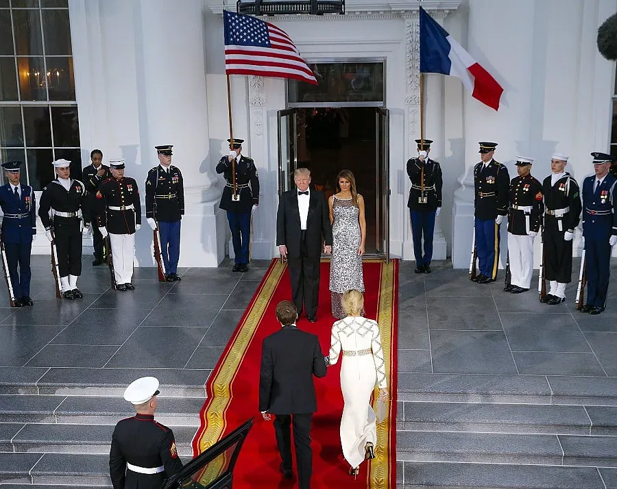 В БЕЛИЯ ДОМ: Американският блясък срещна френския шик