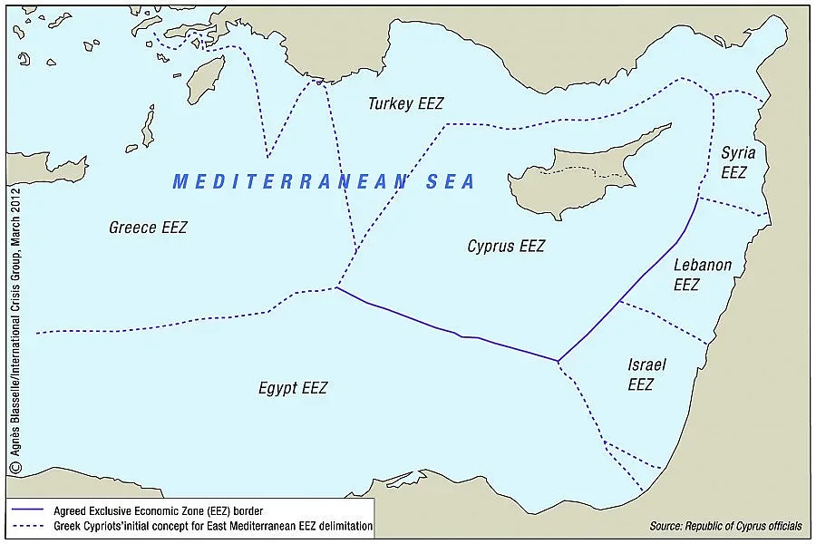 Турция оспорва гръцката граница в Средиземно море