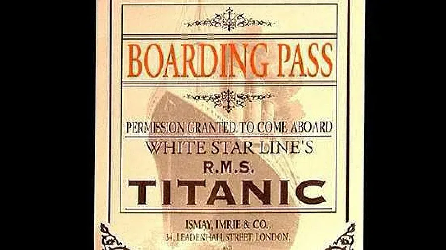Продават билет от "Титаник" за 25 000 паунда