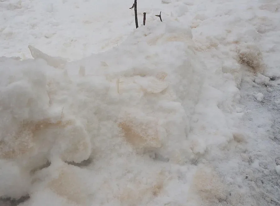 Сахара изпрати в Разград цветен сняг