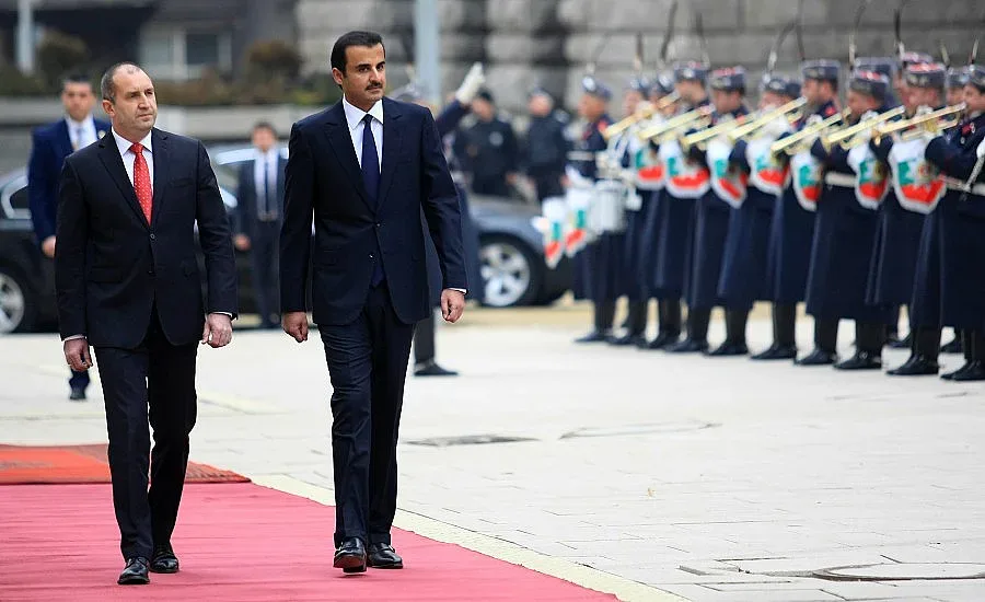 Радев и шейх Ал-Тани обсъдиха енергийната диверсификация на България