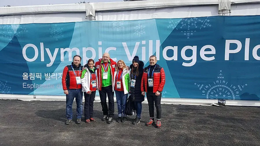 Министър Кралев се срещна с българските олимпийци в ПьонгЧанг