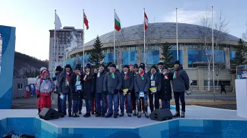 Издигнаха българското знаме в ПьонгЧанг