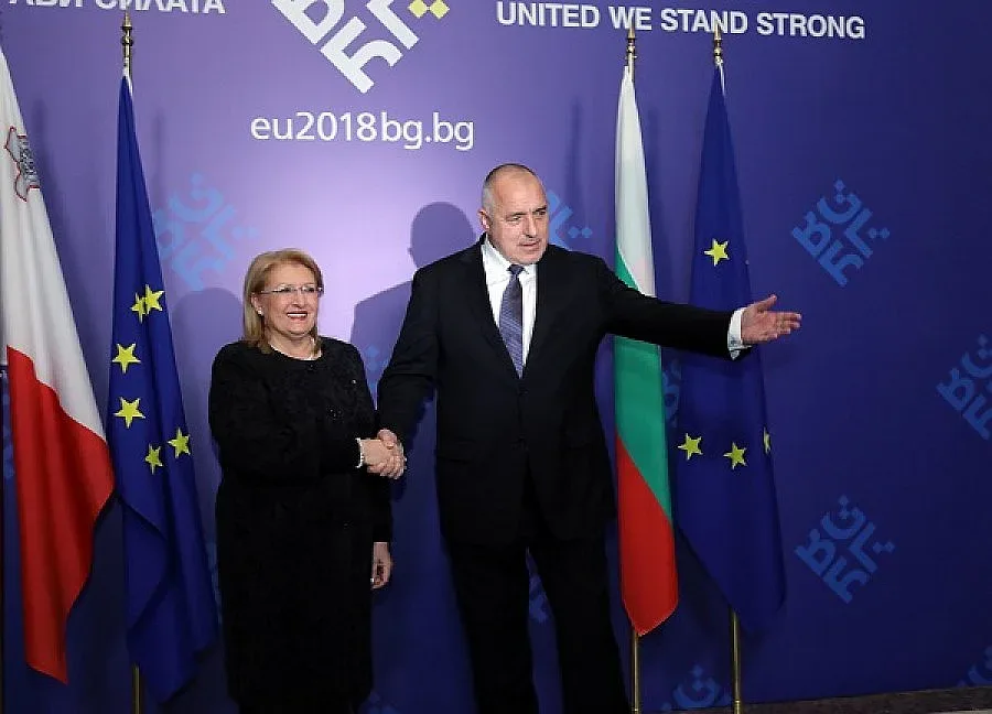 Борисов обсъди акцентите на председателството с президента на Малта