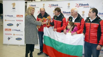 Олимпийци отлетяха с флаг и лъвчета