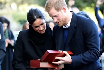 Принц Хари и Меган Маркъл получиха келтски любовен дар 