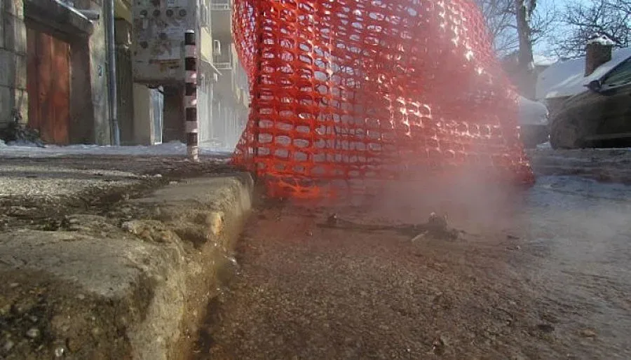 Центърът на София без парно заради авария