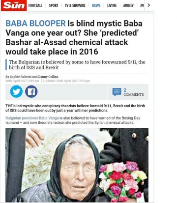 На Острова припомниха предсказанията на Ванга