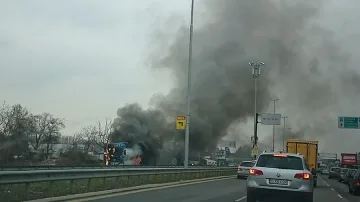 Тир се запали на „Цариградско шосе“