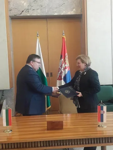 Цацаров подписа меморандум за сътрудничество със Сърбия