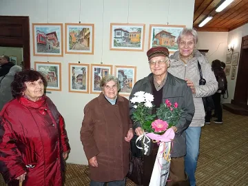 Славчо Мерджанов с изложба за старинните къщи на Пловдив