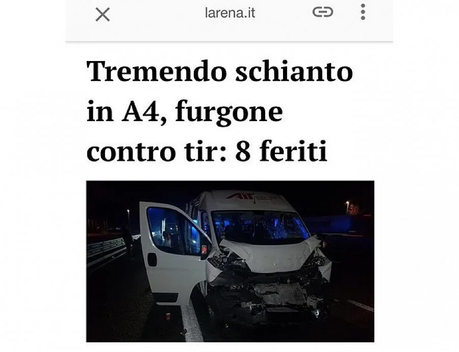 Осем българи пострадаха в катастрофа в Италия