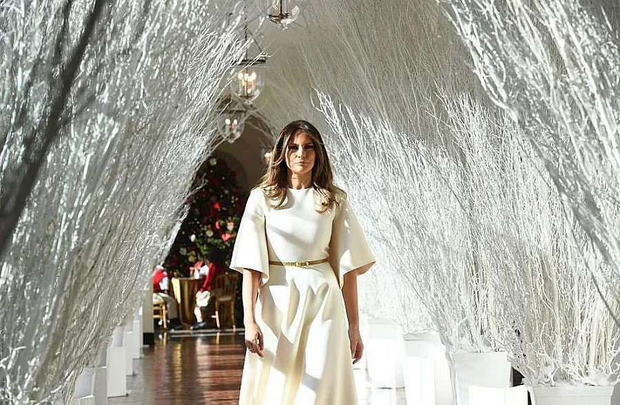 Коледната приказка на Мелания (СНИМКИ)