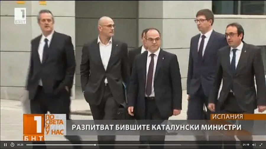 Каталунските бунтовници влязоха в съда
