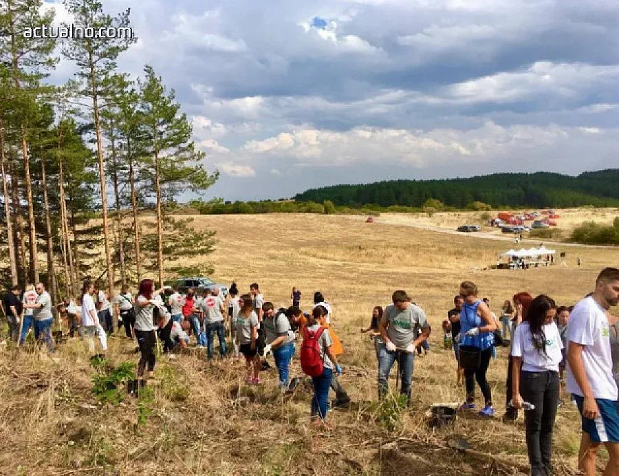 120 000 дървета в новата гора на София