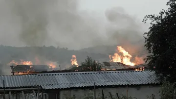 Голям пожар край Смочево