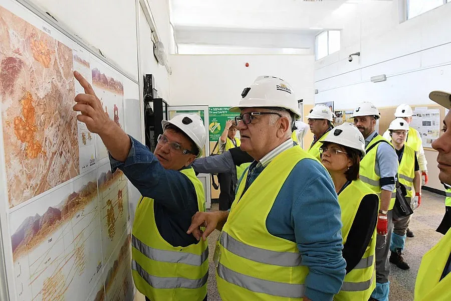 ВИП делегация в рудник „Челопеч"