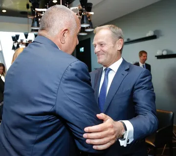 Туск към Борисов: България е лидер, можеш да разчиташ на мен (ОБНОВЕНА)