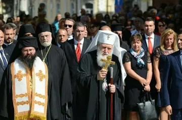 Елитът отпразнува Деня на София с водосвет