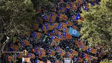 Един милион души в Барселона за независимостта на Каталуния